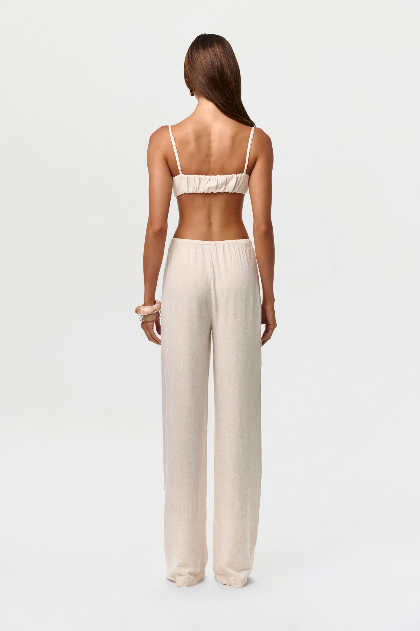 Linen Button Lounge Pants