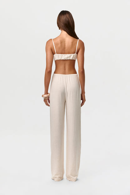 Linen Button Lounge Pants