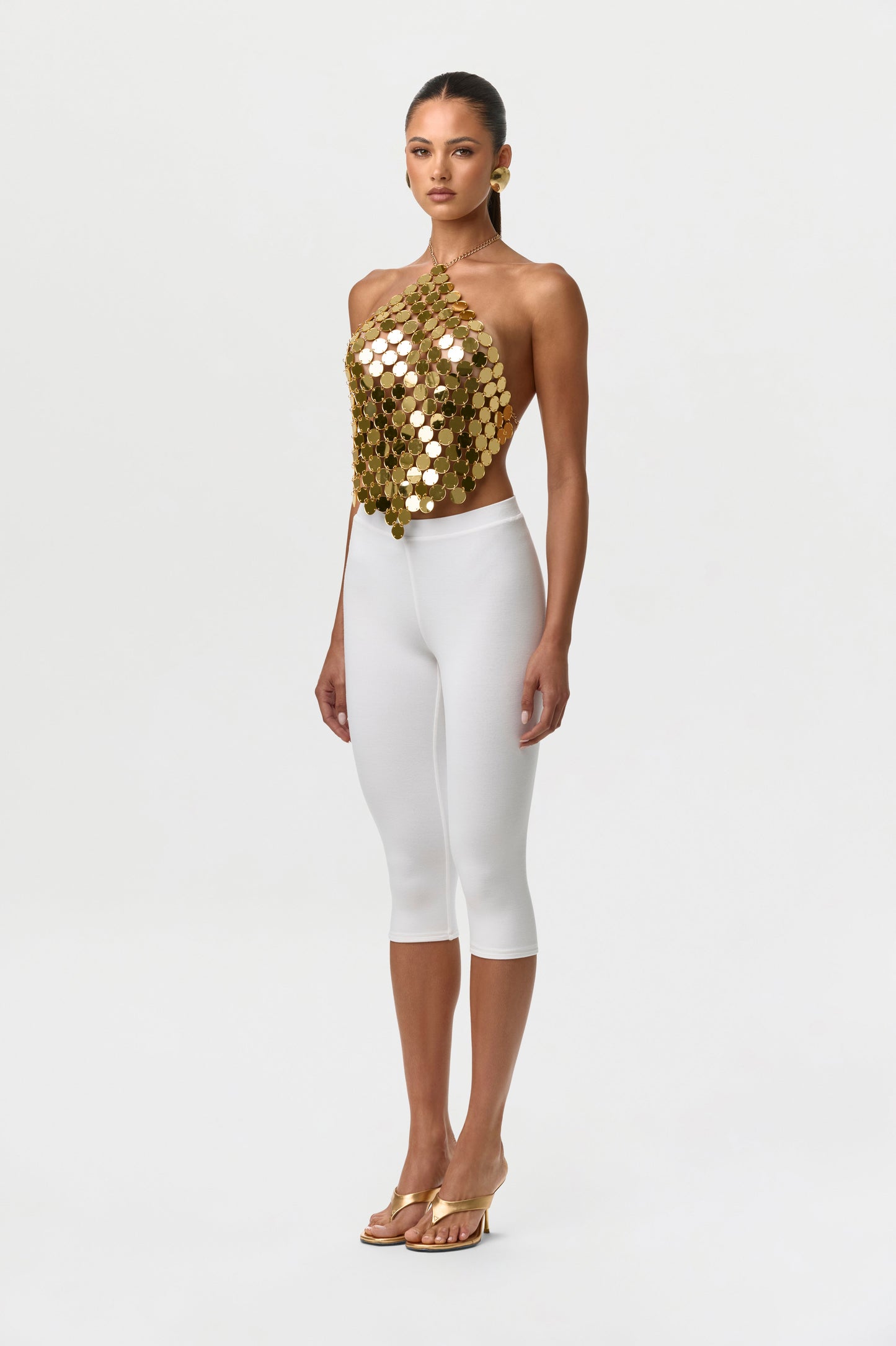 Smooth Sculpt Waist Capri Leggings