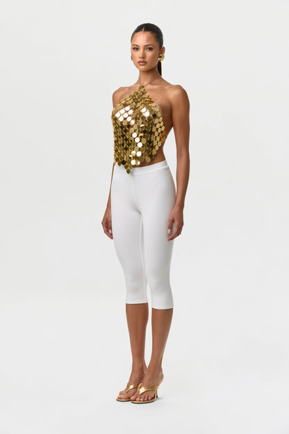 Smooth Sculpt Waist Capri Leggings