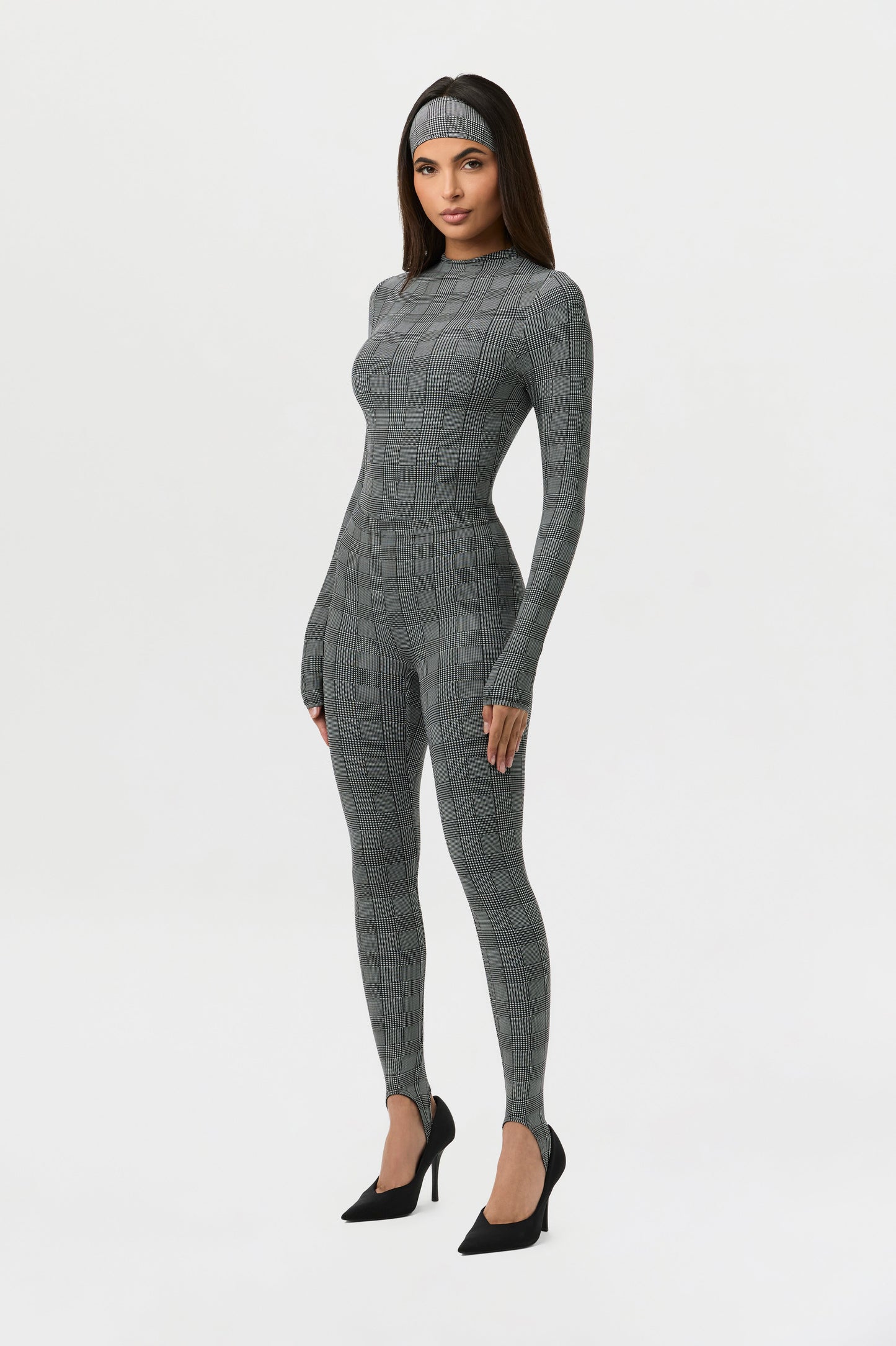 Naked Print Stirrup Legging Petite