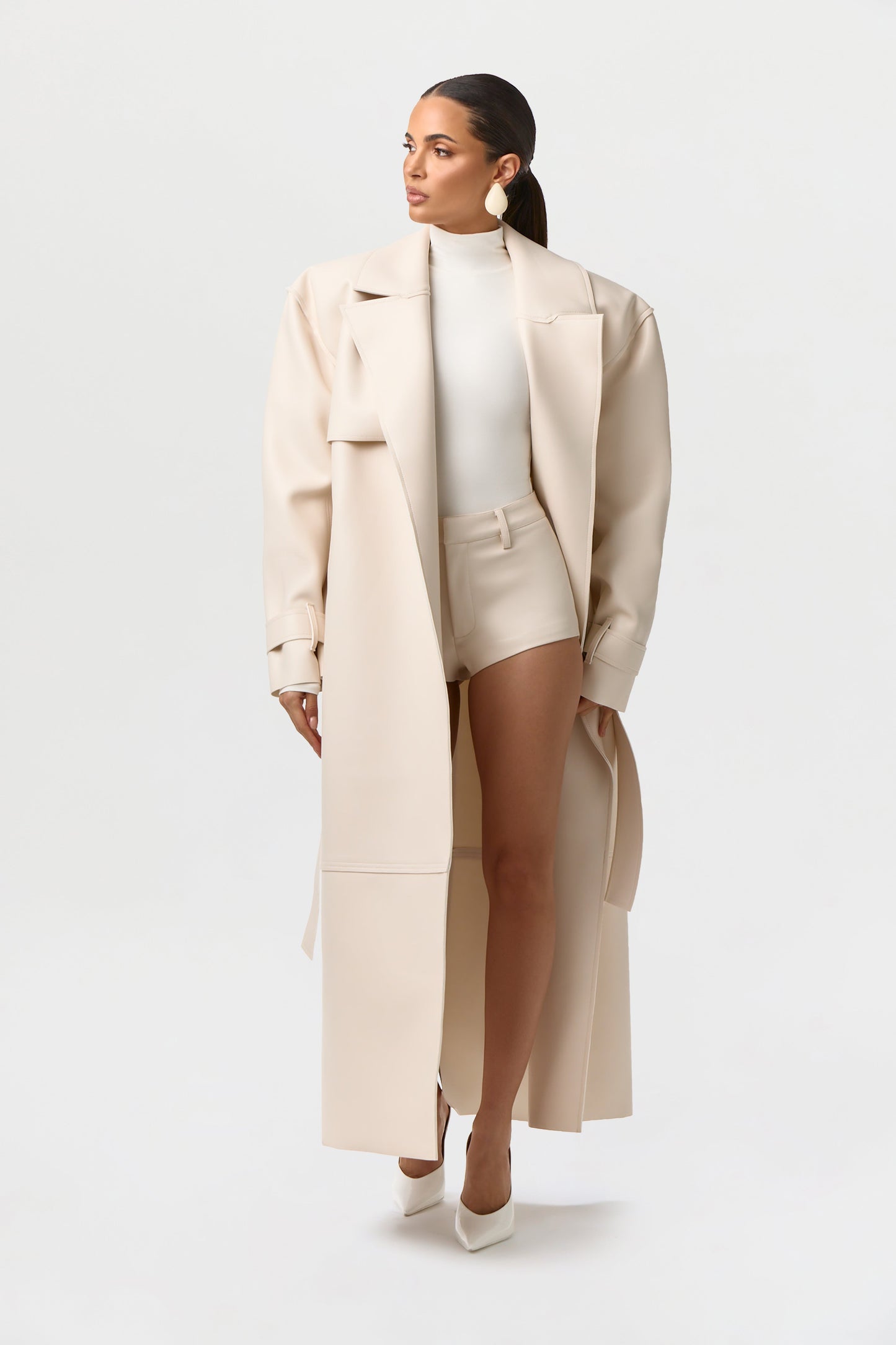 Vegan Leather Hot Pants