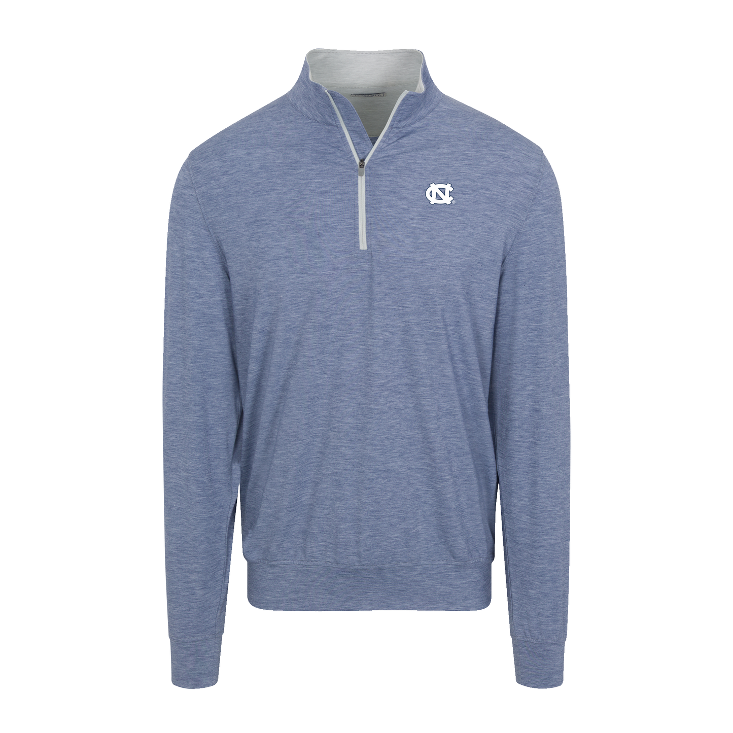 North Carolina Velocity Performance Quarter Zip Dark Steel Blue