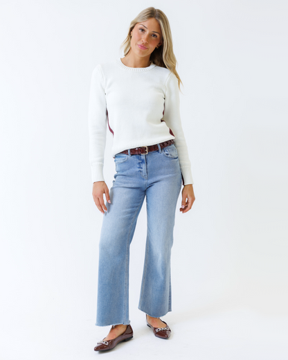 Nostalgia Color Block Sweater - Final Sale
