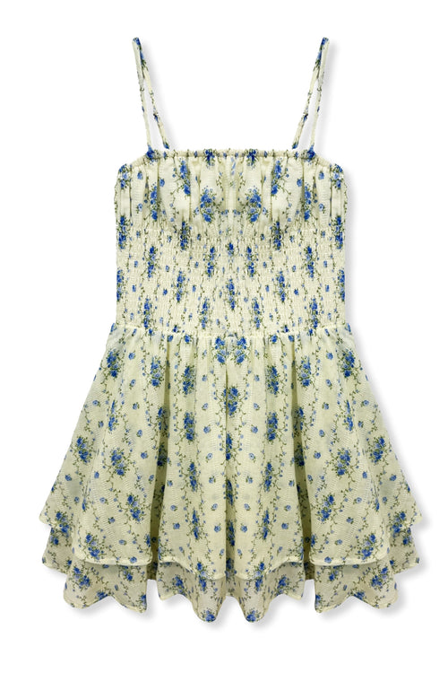JUNIOR PERRY PRINTED DAY DRESS - FINAL SALE