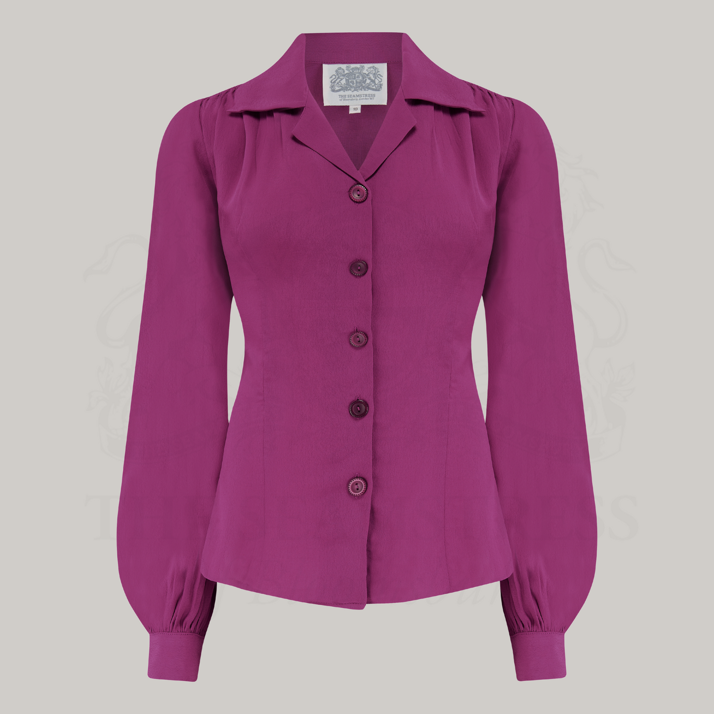 Poppy Blouse in Mulberry