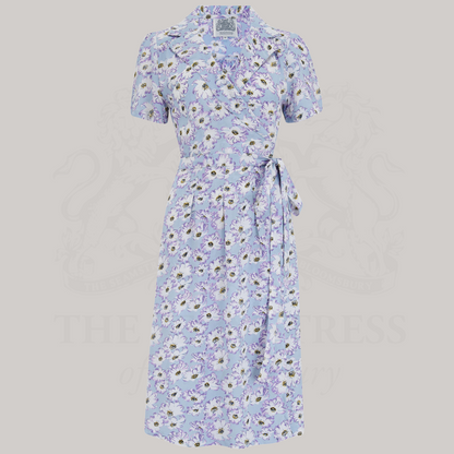 Peggy Wrap Dress in Daisy Print