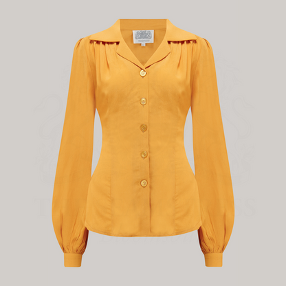 Poppy Blouse in Mustard