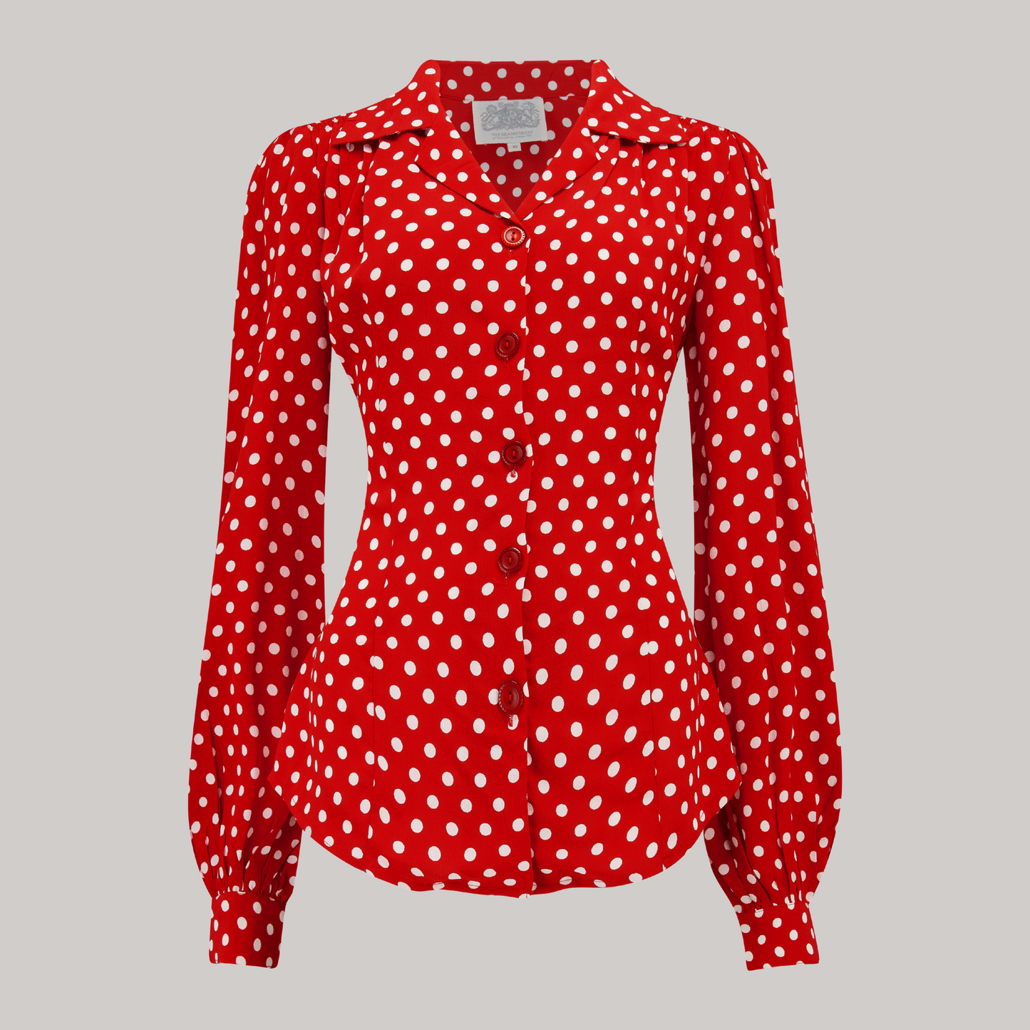 Poppy Blouse in Red Polka