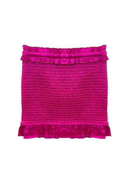 TWEEN RAYNE SMOCKED RUFFLE EDGE SKIRT - FINAL SALE