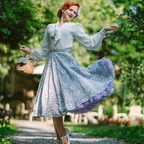 Isabelle Skirt in Daisy Print