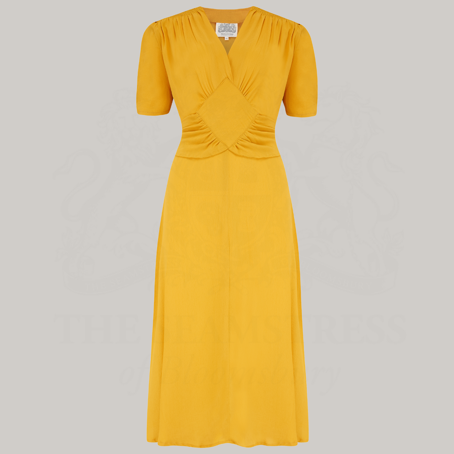 Ruby Dress in Mustard