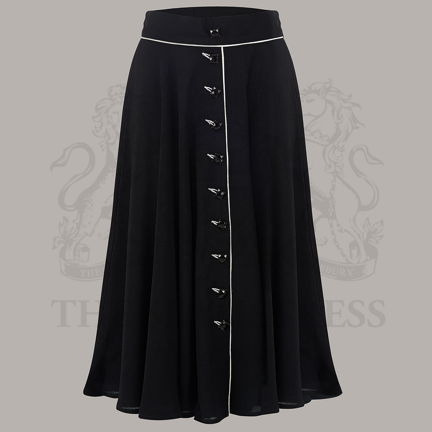Rita Skirt in Liquorice Black