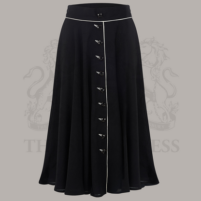 Rita Skirt in Liquorice Black