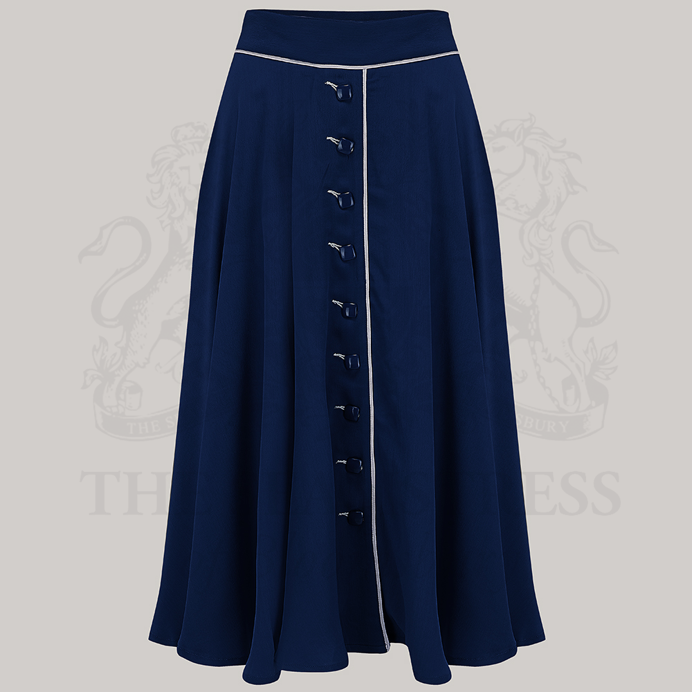 Rita Skirt in French Navy