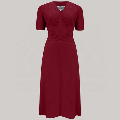 Ruby Dress in Windsor Wine