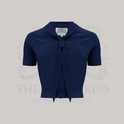 Bonnie Sailor Blouse Short Sleeve in French Navy