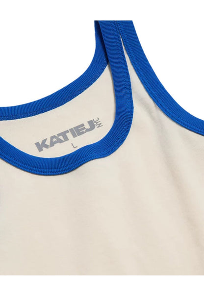 JUNIOR SPENCER RETRO CONTRAST TRIM TANK