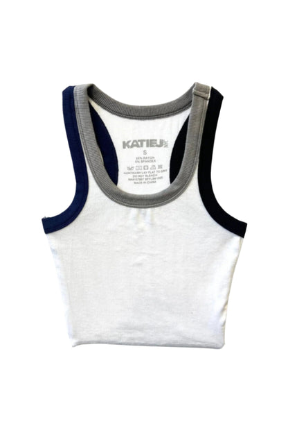 TWEEN LIVI RIBBED TANK SOLIDS - FINAL SALE