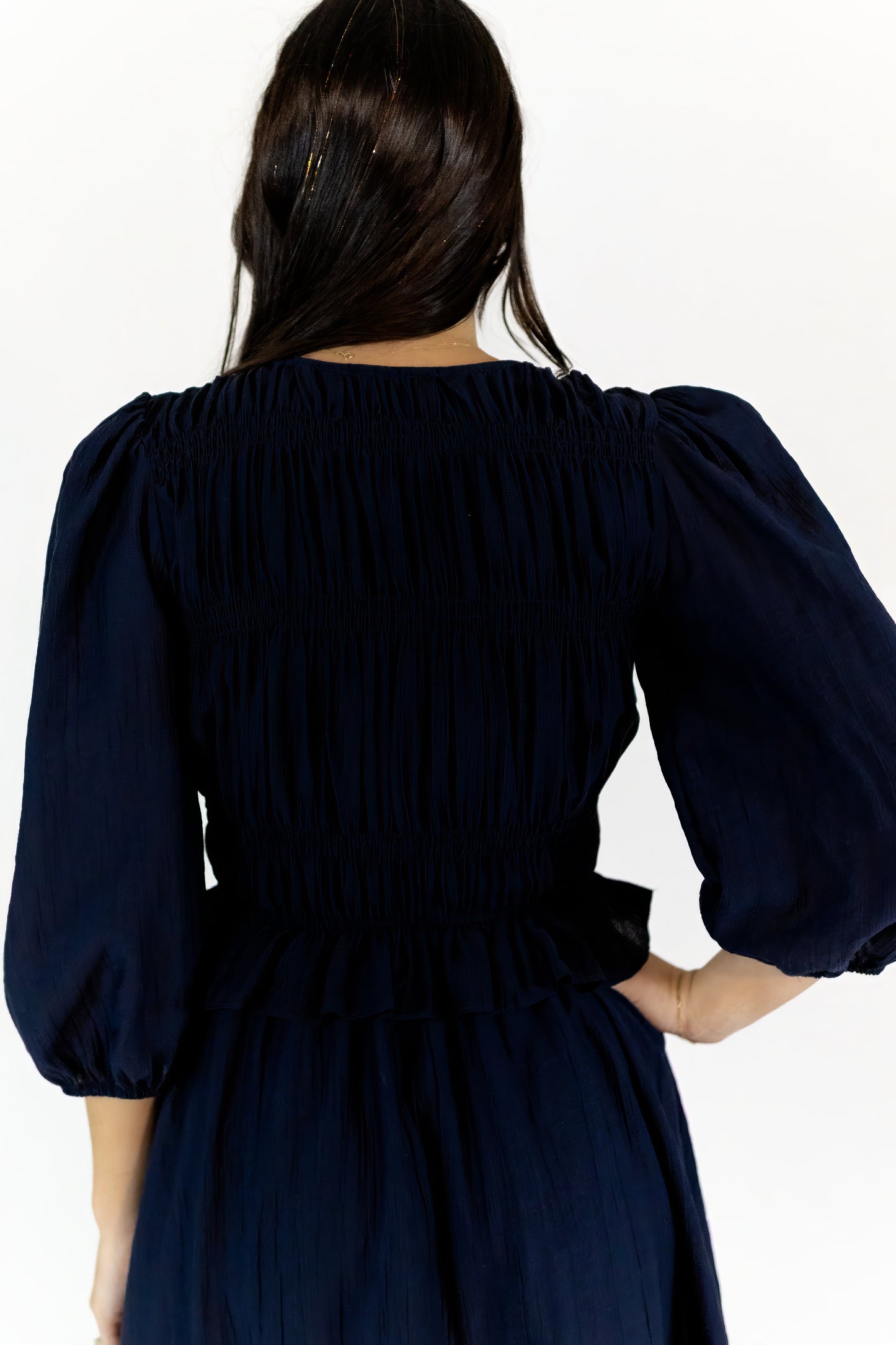 Marini Bow Detail Midi Dress