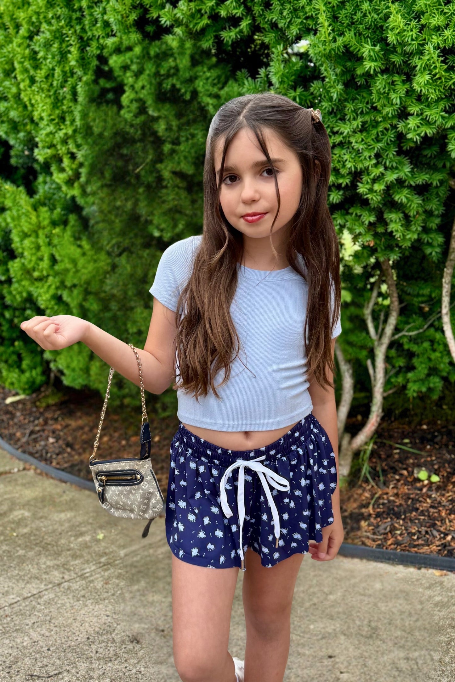 TWEEN FARRAH PRINTED SHORTS