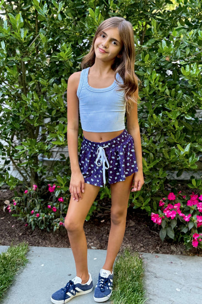 TWEEN FARRAH PRINTED SHORTS