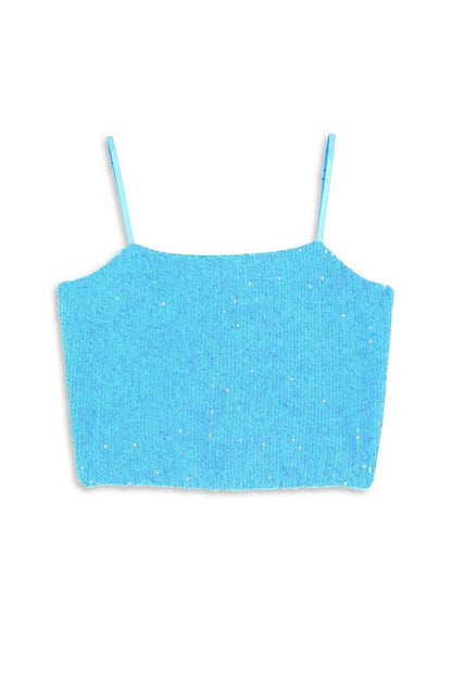 JUNIOR TAYLOR SEQUIN SWING TANK - FINAL SALE