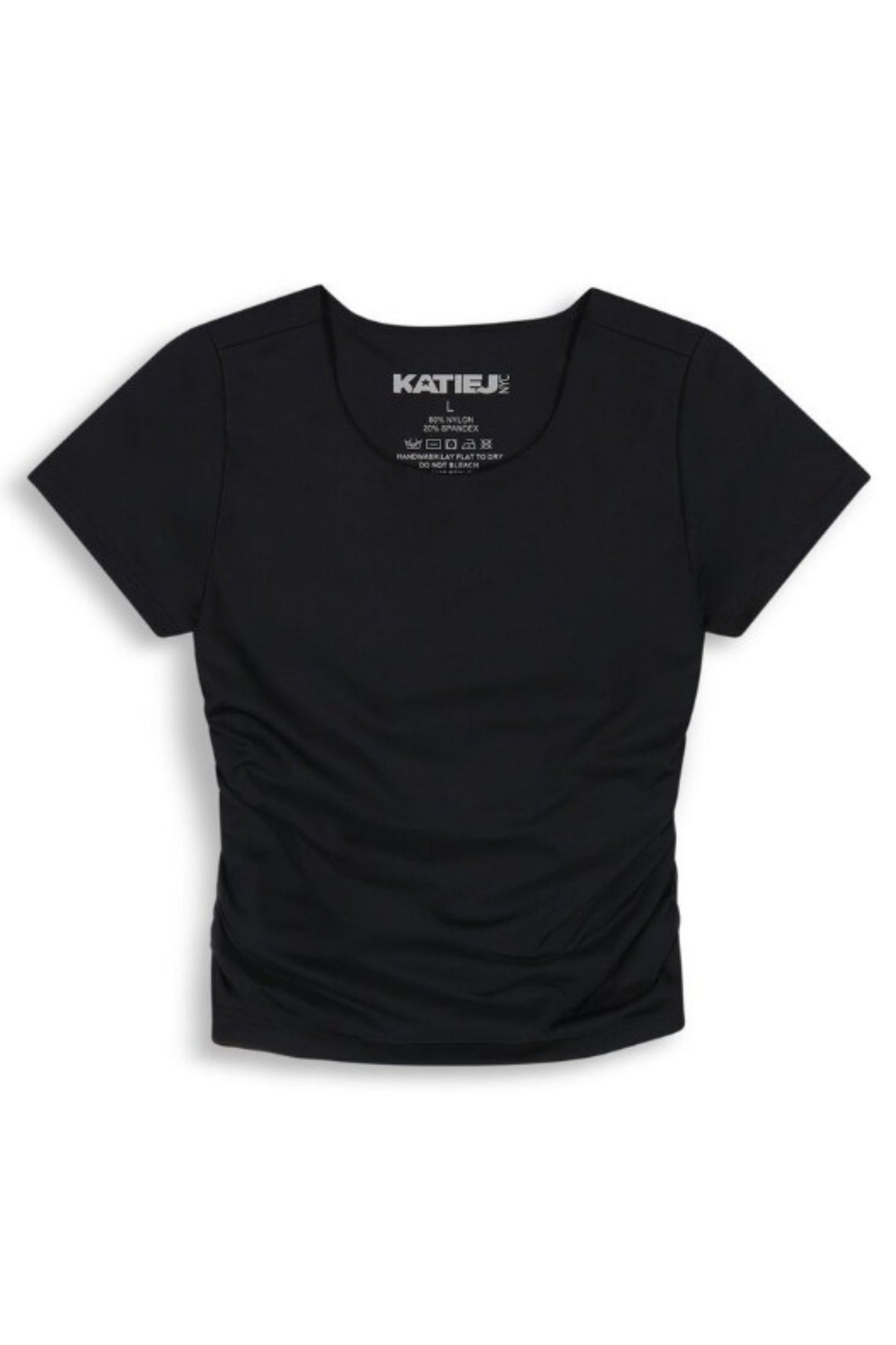 JUNIOR RILEY RUCHED SHORT SLEEVE TOP - FINAL SALE