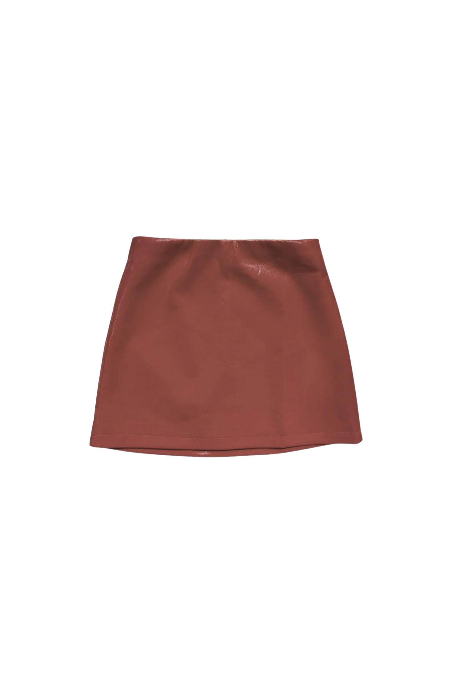 TWEEN LAINE VEGAN LEATHER SKIRT - FINAL SALE
