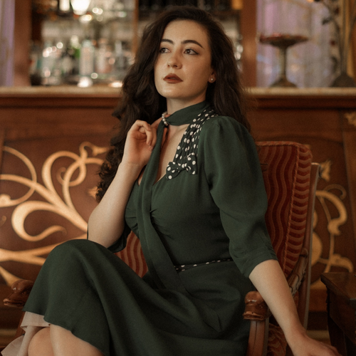 Veronica Dress in Hampton Green