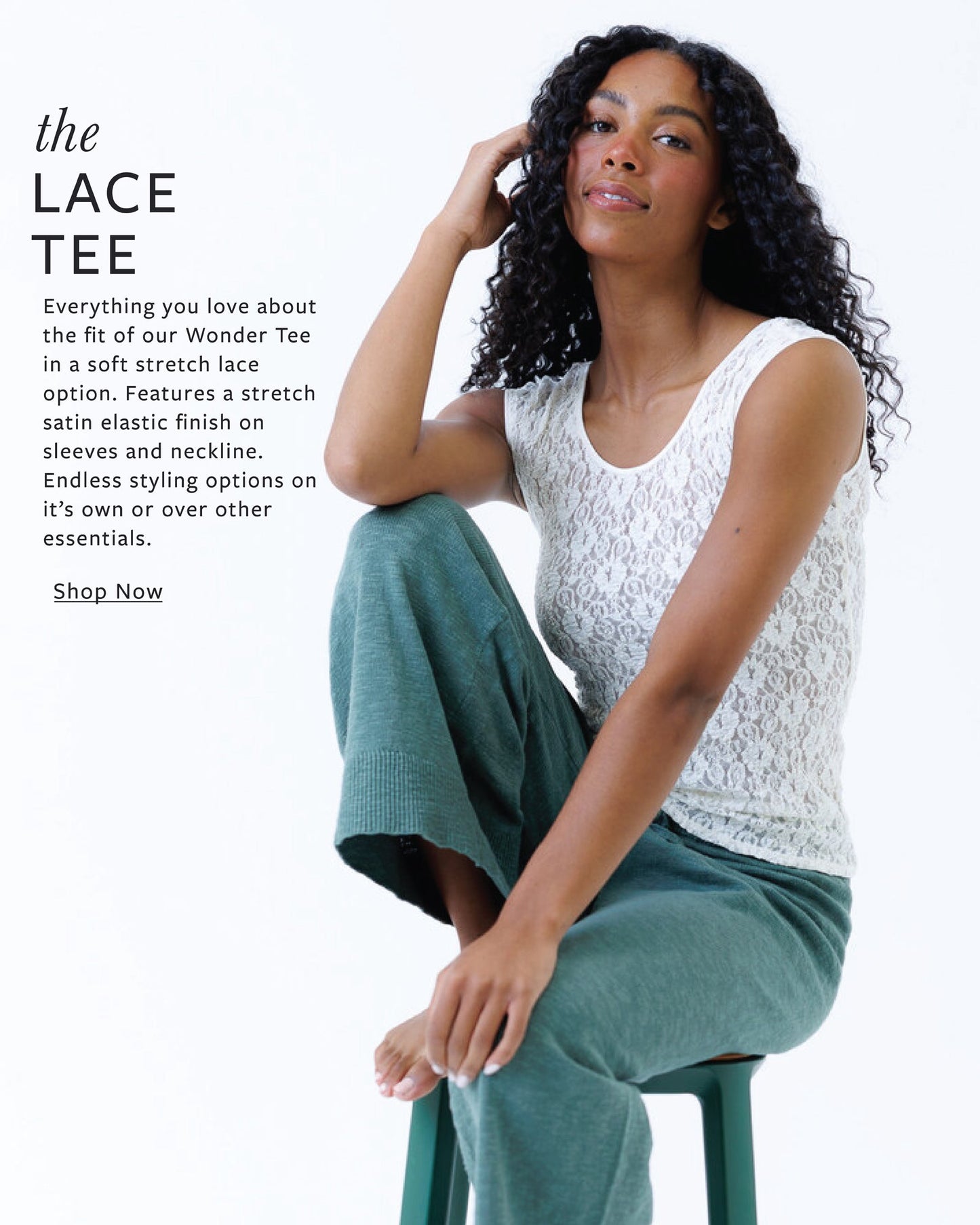 Wonder Lace Tee