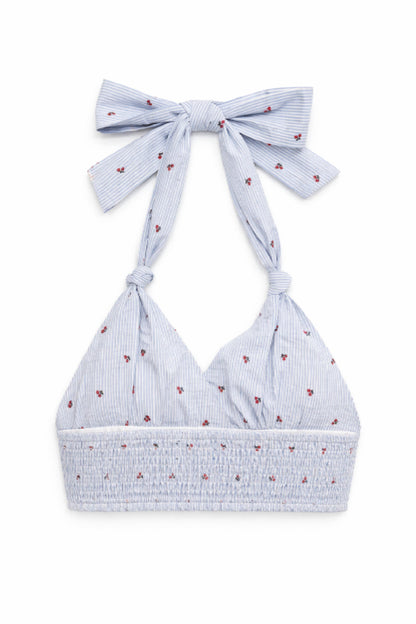 TWEEN YVONNE PRINTED HALTER TOP