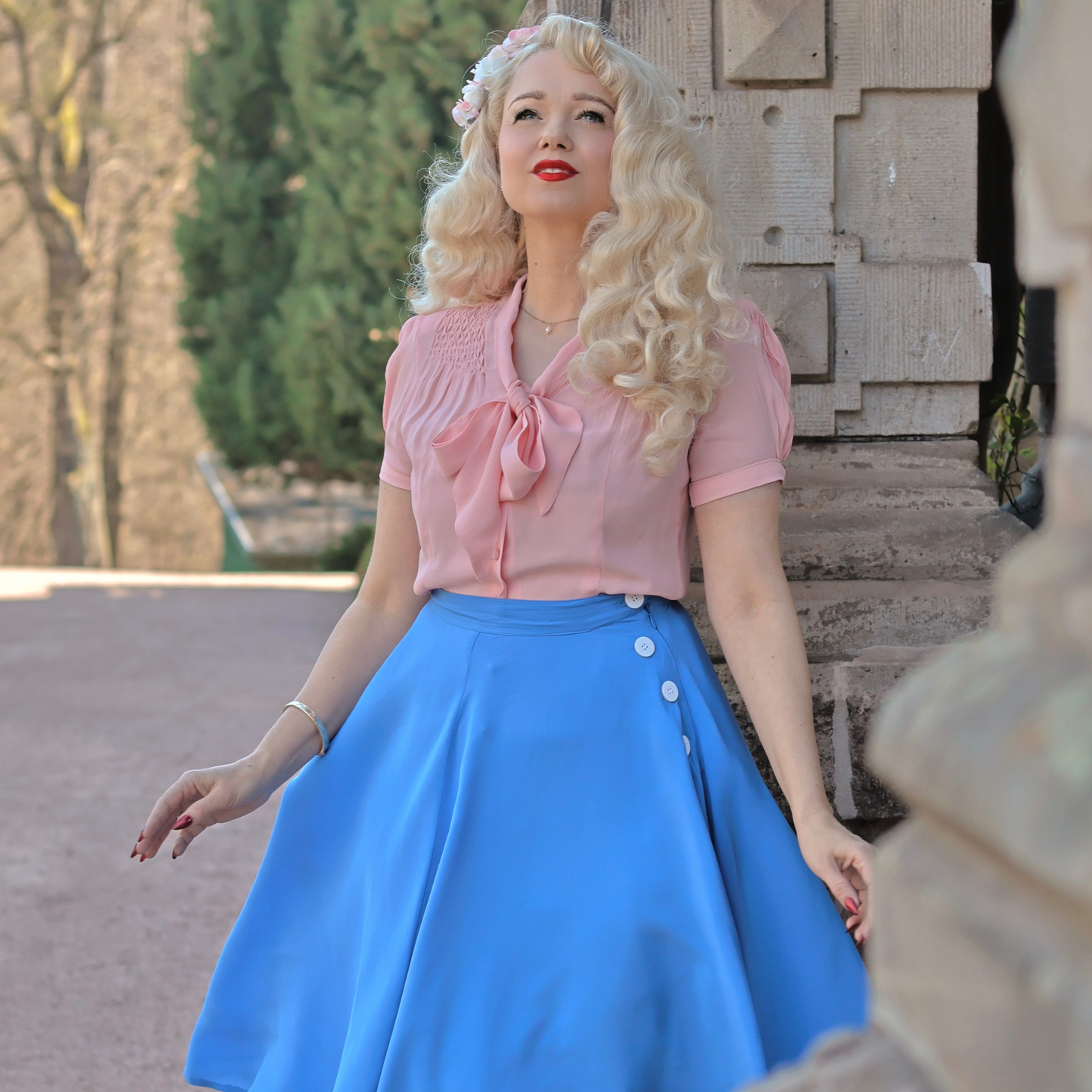 Isabelle Skirt in Palace Blue