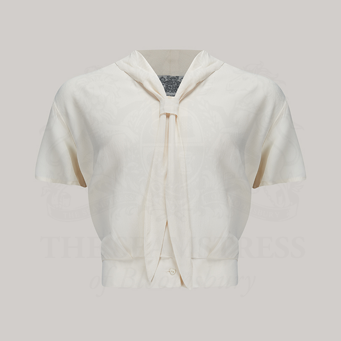 Bonnie Sailor Blouse Short Sleeve in Cream