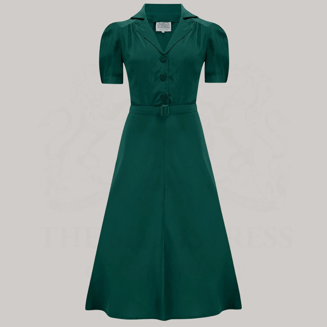 Lisa Shirtwaister Dress in Hampton Green