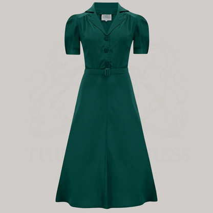 Lisa Shirtwaister Dress in Hampton Green