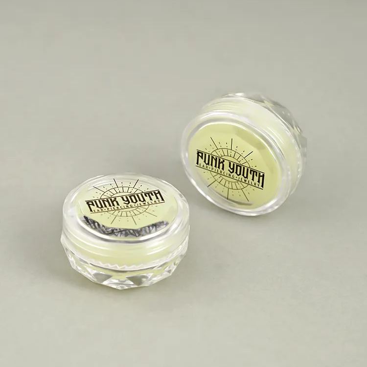 2PCS Ear Stretching & Piercing Balm + 1PCS Size Measure Tool