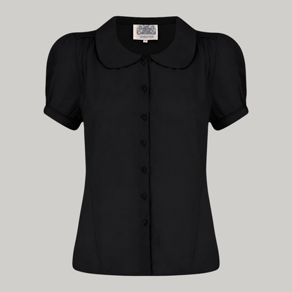 Jive Blouse in Liquorice Black