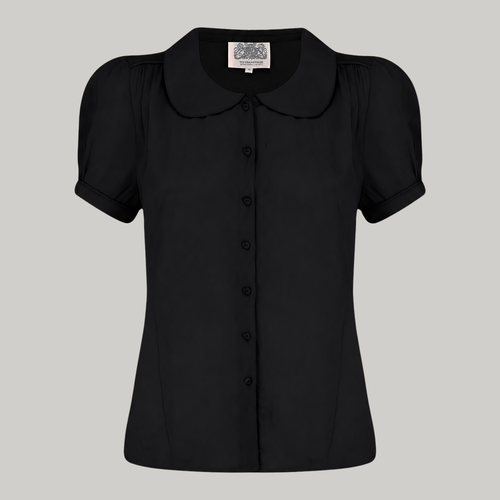 Jive Blouse in Liquorice Black