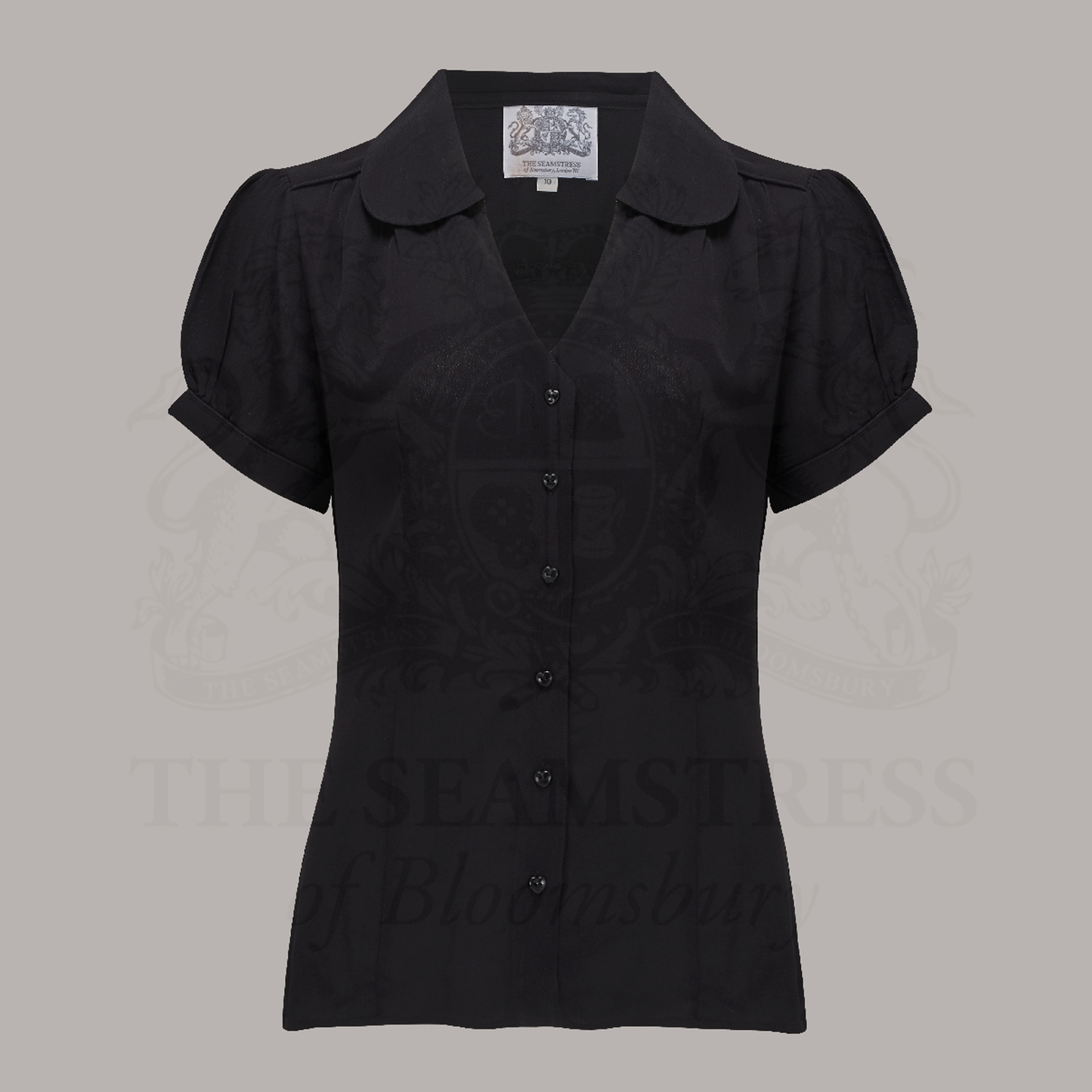 Judy Blouse in Liquorice Black