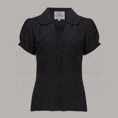 Judy Blouse in Liquorice Black