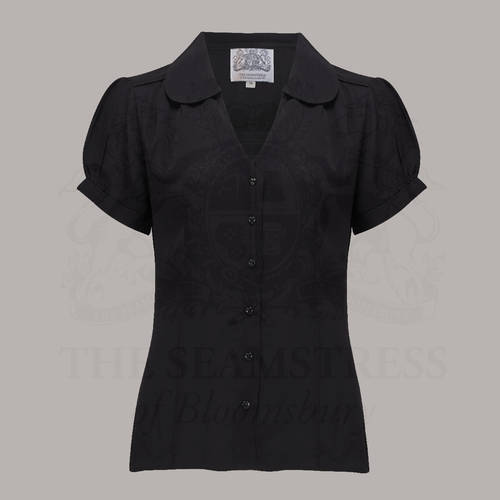 Judy Blouse in Liquorice Black