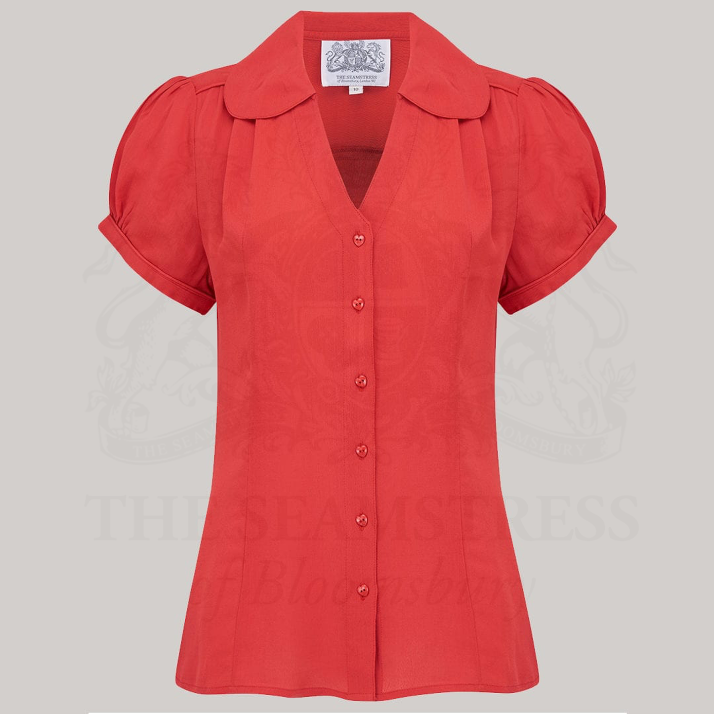 Judy Blouse in Lipstick Red