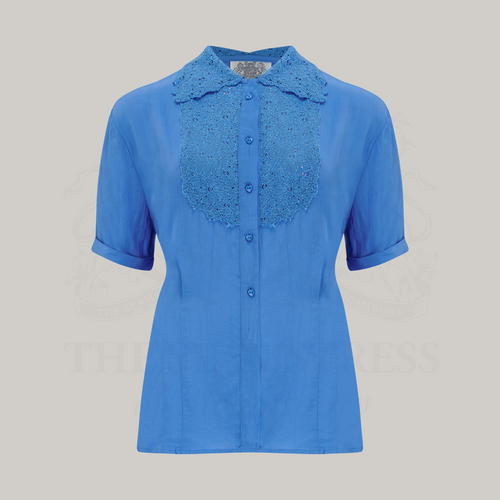 Lacey Blouse in Palace Blue