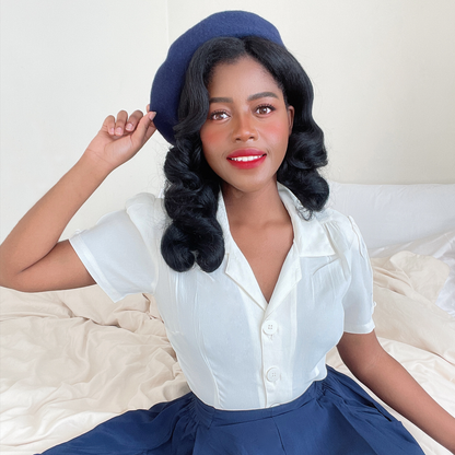 Grace Blouse in Palace Pansy