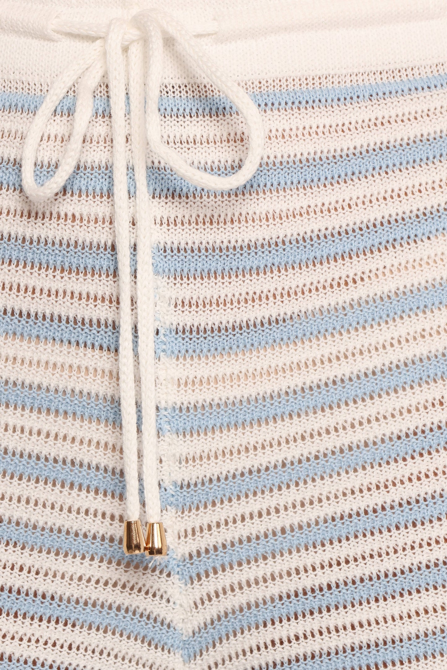 Cherie Knit Short - Cream Sky Blue